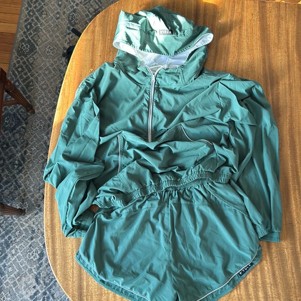 Ptula running soft wind breaker set